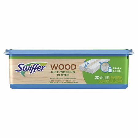 9 Elements Swiffer Sweeper Microfiber Wet Mop Cloth 20 pk 59253